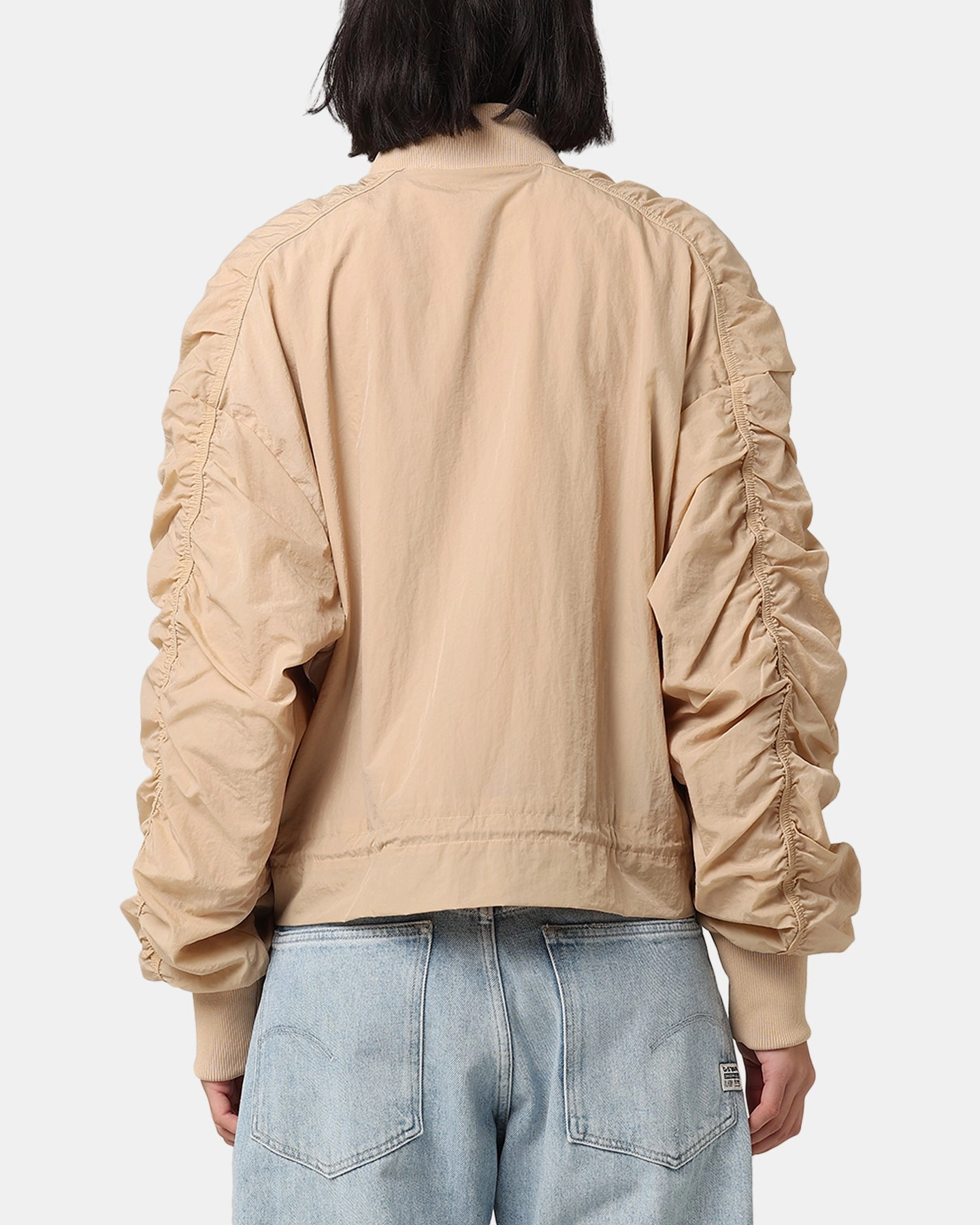 Adidas Women's Light Weight Bomber Jacket Magic Beige Functional Wear Box