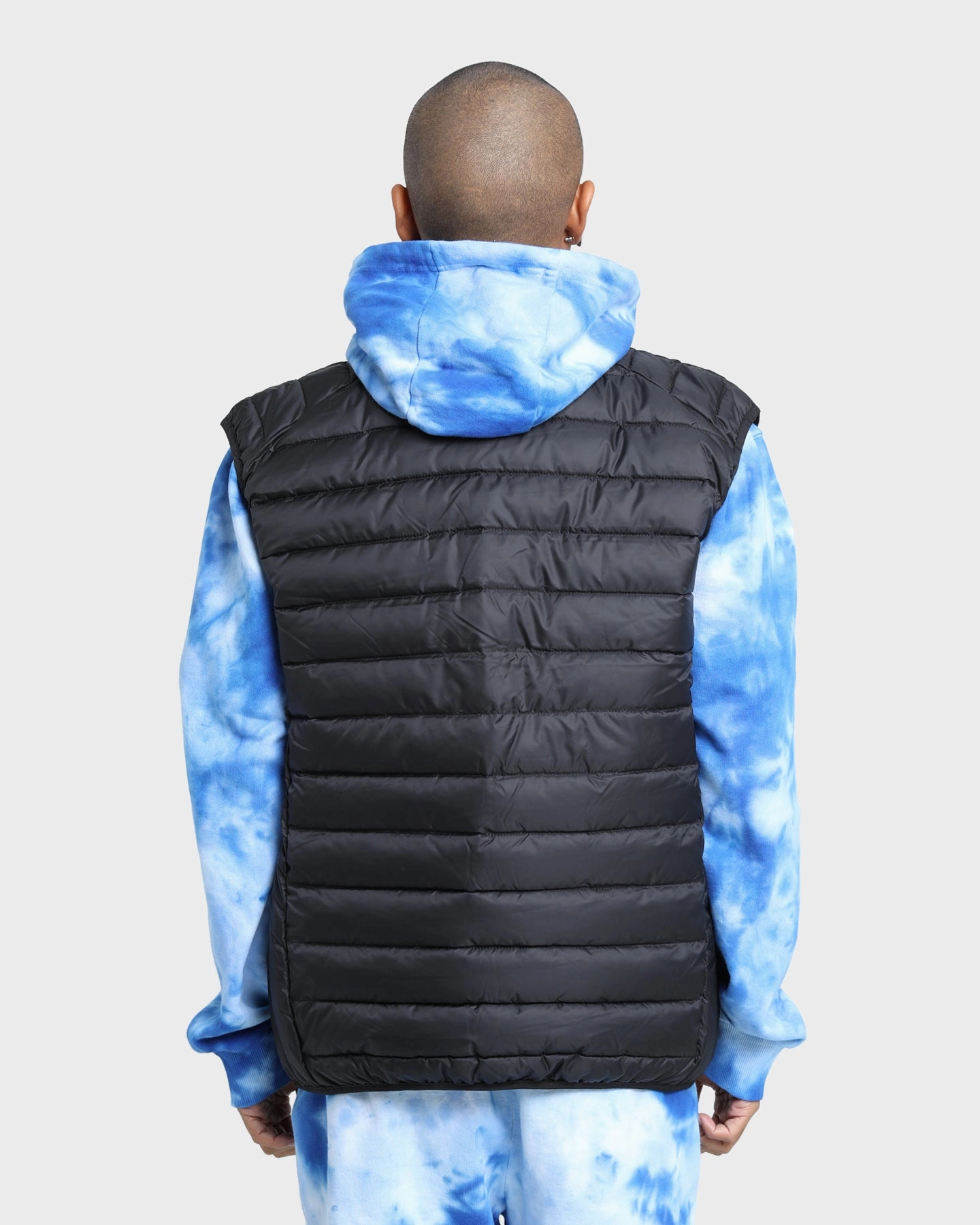 Stretch Enhanced Mobility NonBulkyFit Ellesse Bardy Padded Gillet Jacket Black