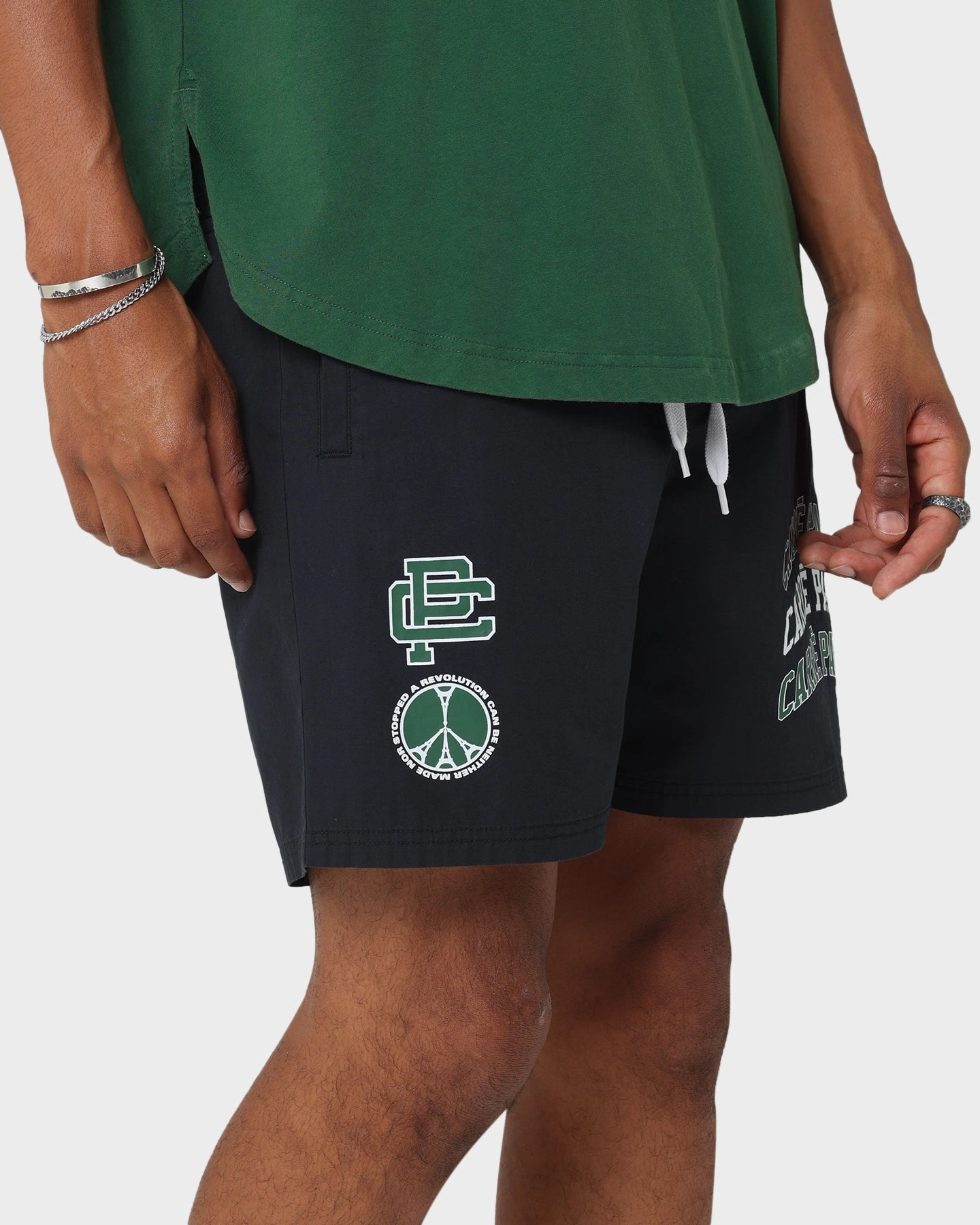 Stretchable Material Non Restrictive Fit Carr?? Team Slide Shorts Navy