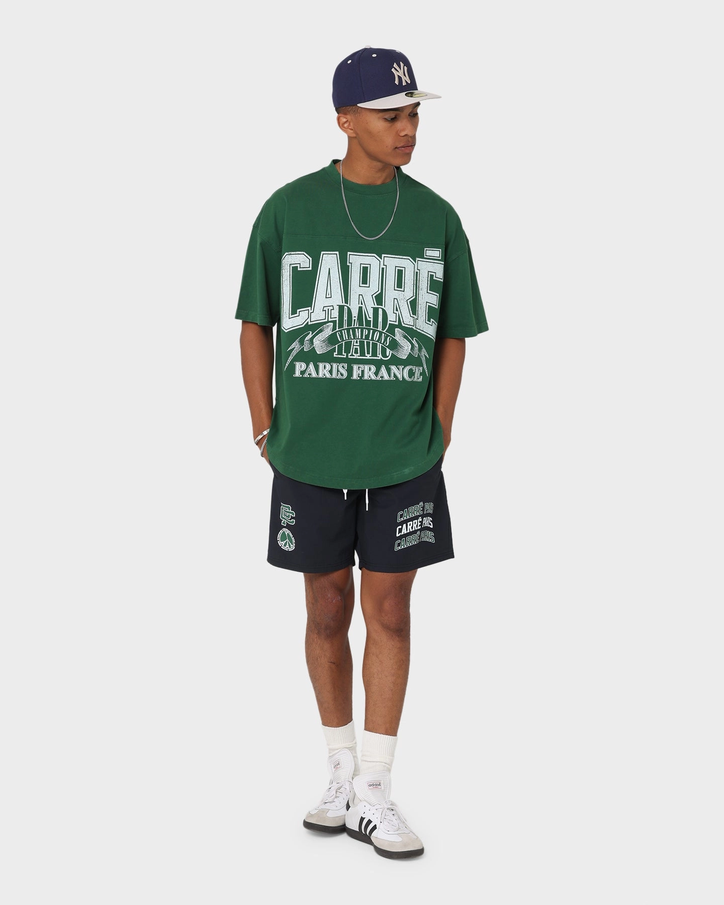 Carr?? Team Slide Shorts Navy soccer uniform