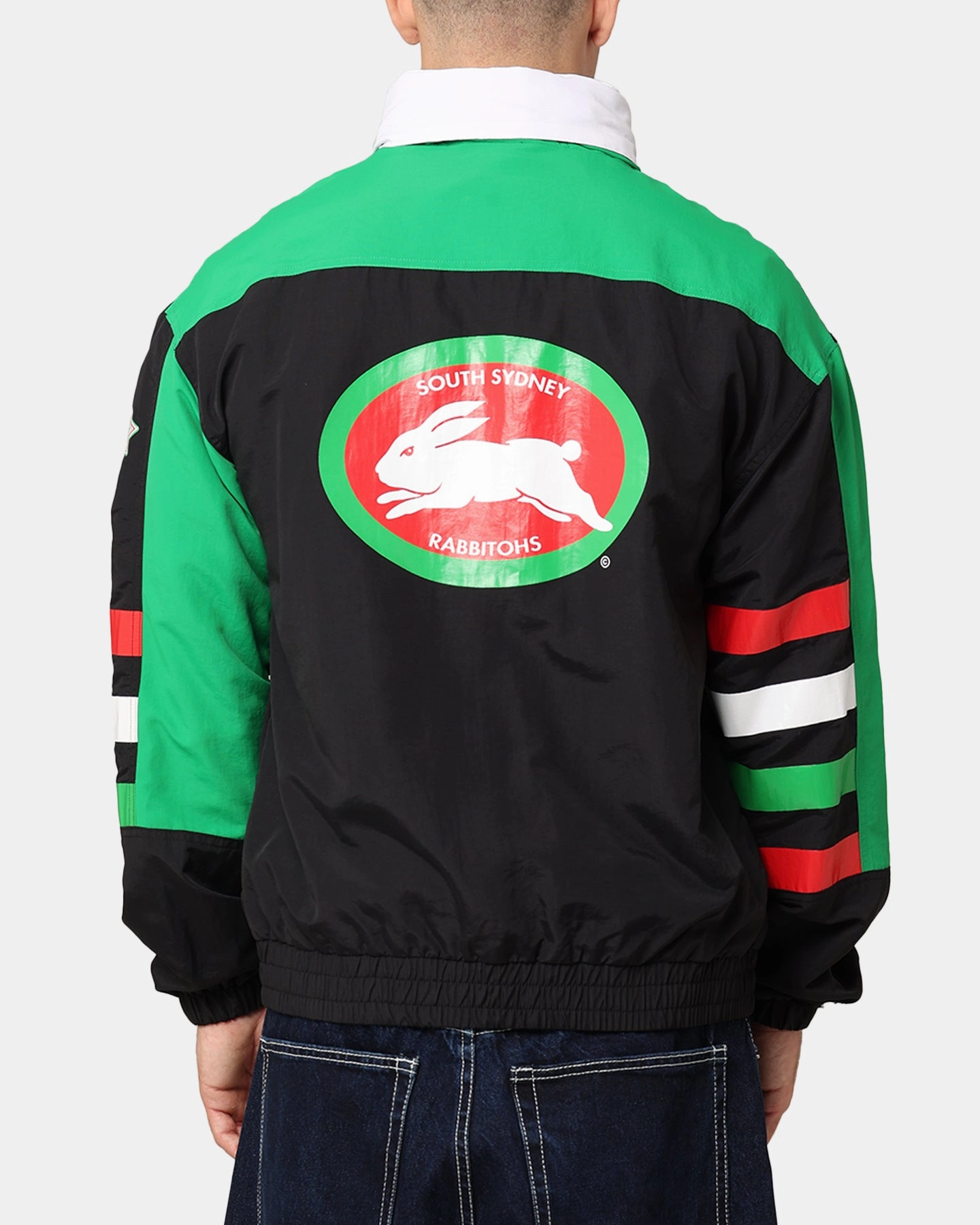 Mitchell & Ness South Sydney Rabbitohs 2014 Grand Final Spray Jacket Multicolour Plan TapedSeams