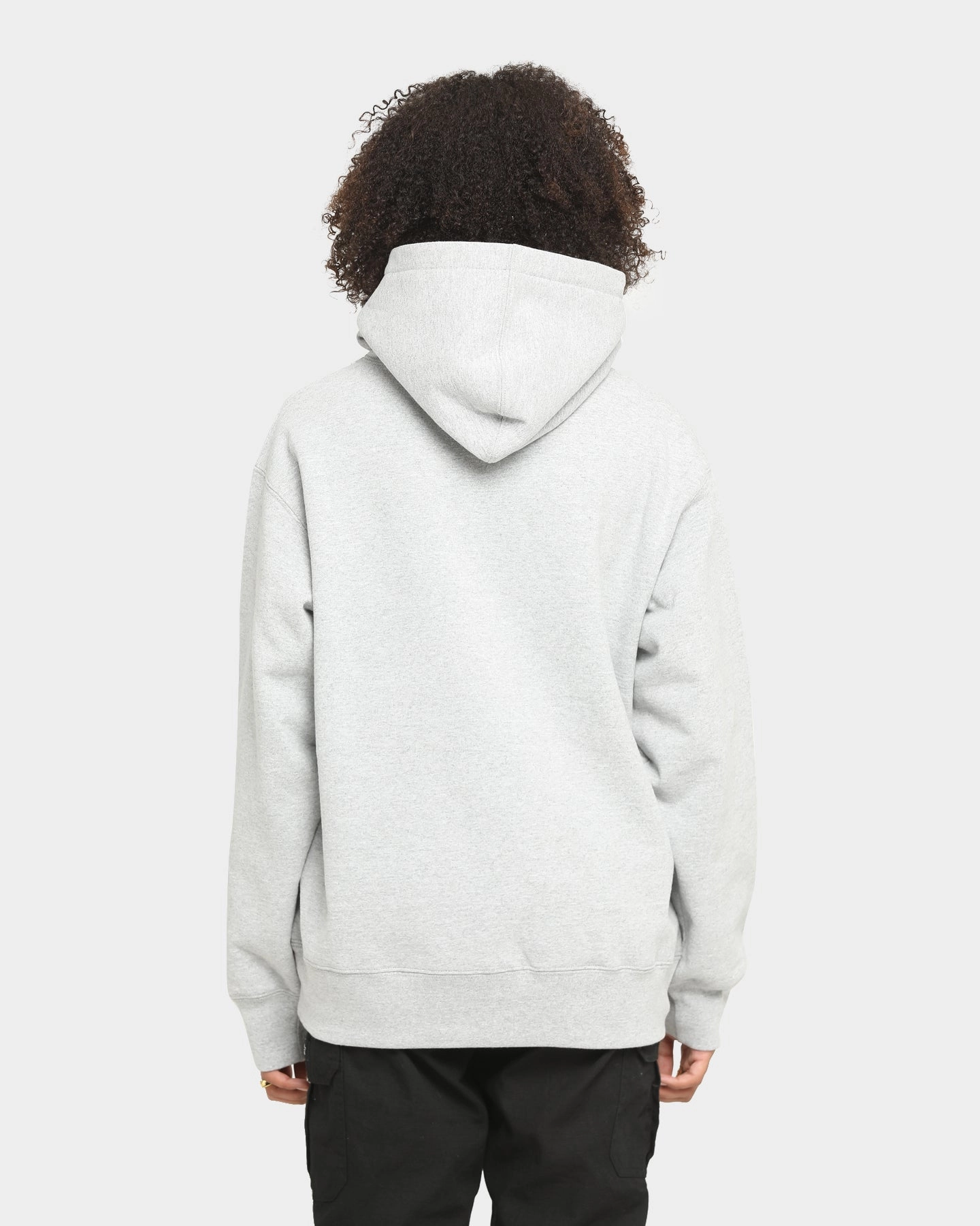 Faux Fur Supreme Shop Hooded Sweatshirt Heather Grey