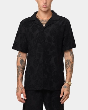 Spring Break Formal Elegance XXIII Dark Amazon Button Up Shirt Black