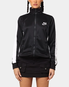 AntiPilling Surface Finish Luggage Nike Women's Sportswear Jacket Black/White/White