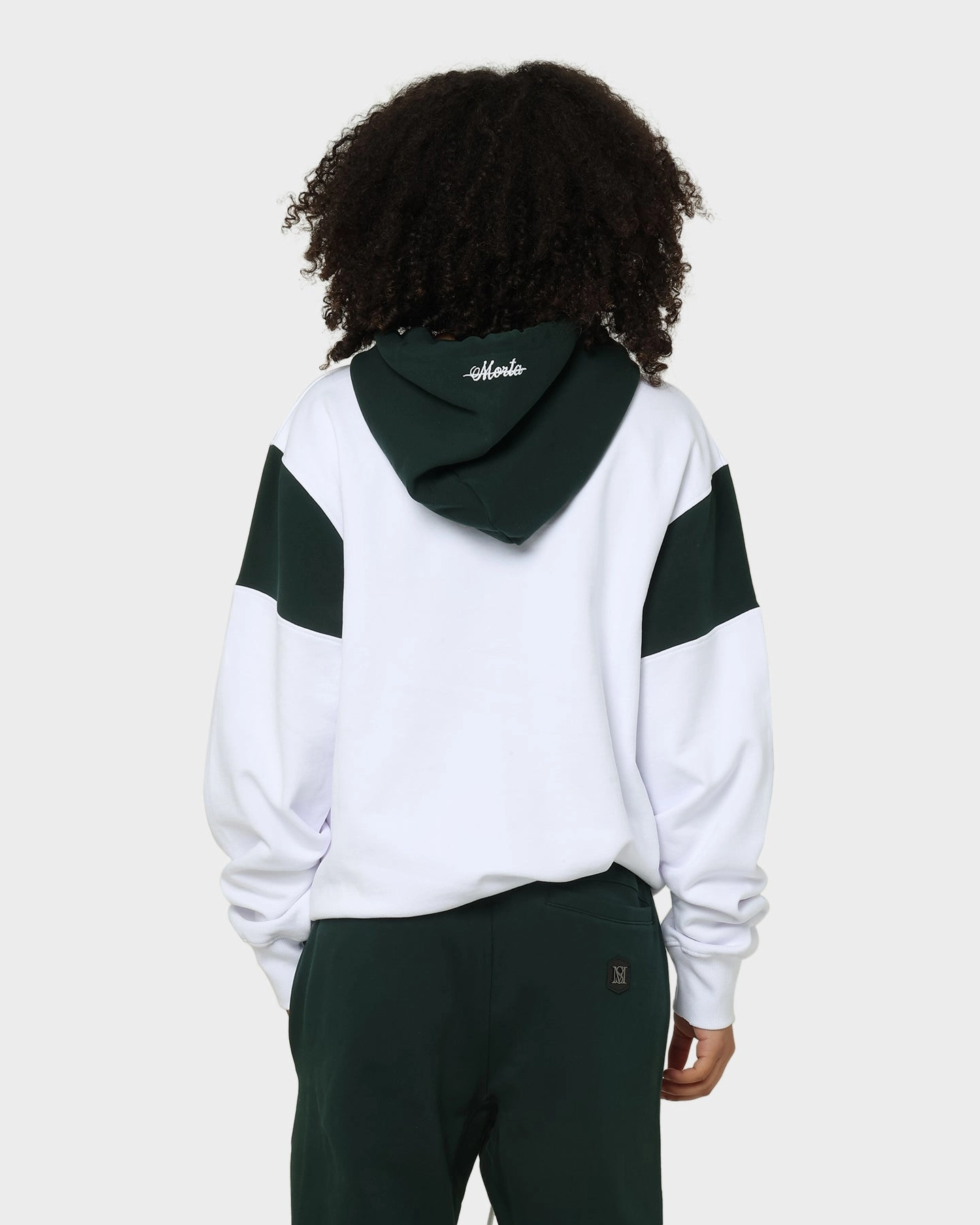 Odor Control Fabric bar Saint Morta Saviour Hoodie White/Stadium Green