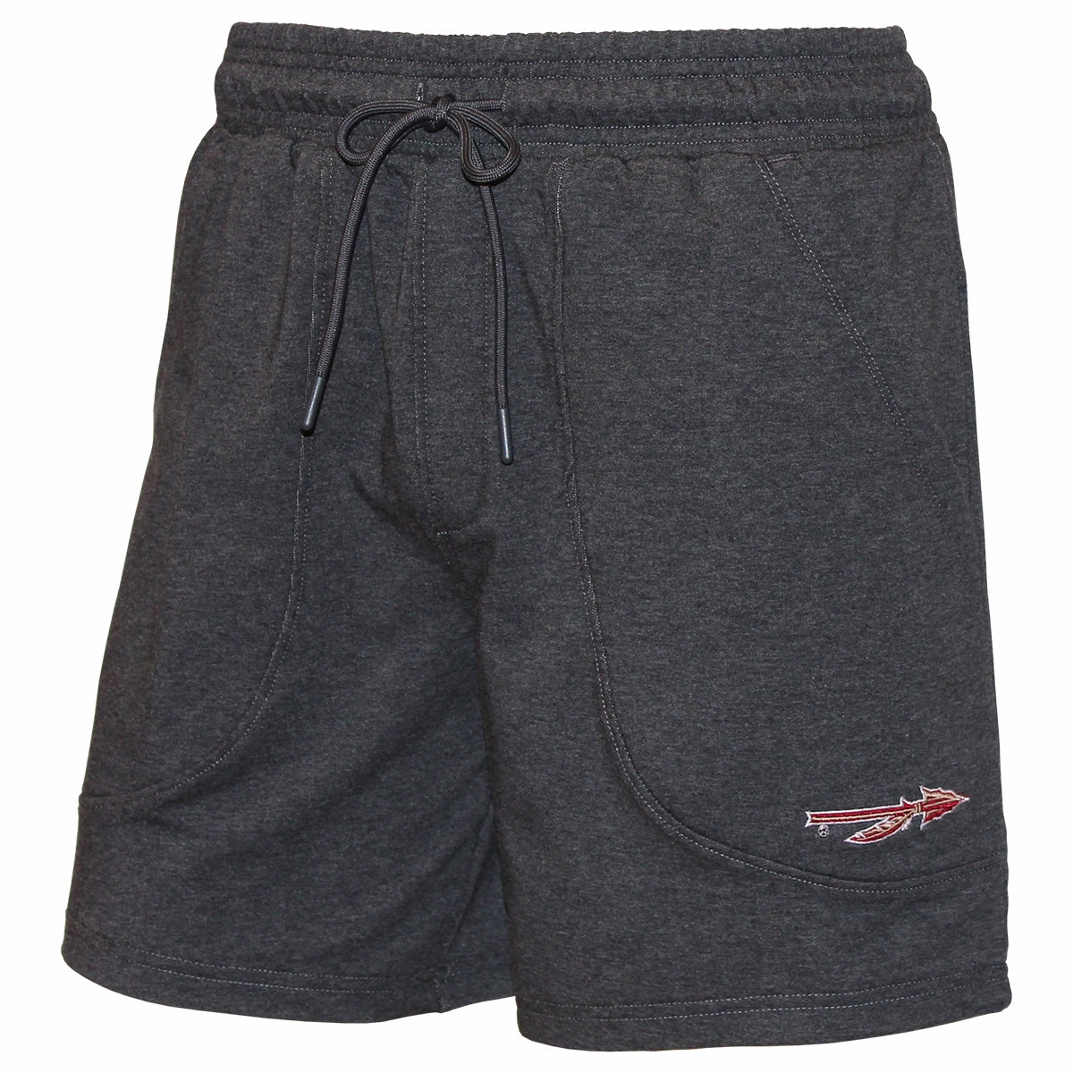 Concept Sports Men's Spear Logo French Terry Short - Heather Grey Quick Dry Fabric