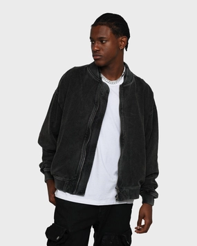 MNML Layered Bomber Jacket Black festival New Arrival