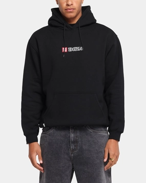 S Double S-Cube Block Hoodie Black Ultra Soft Lining Active Fresh