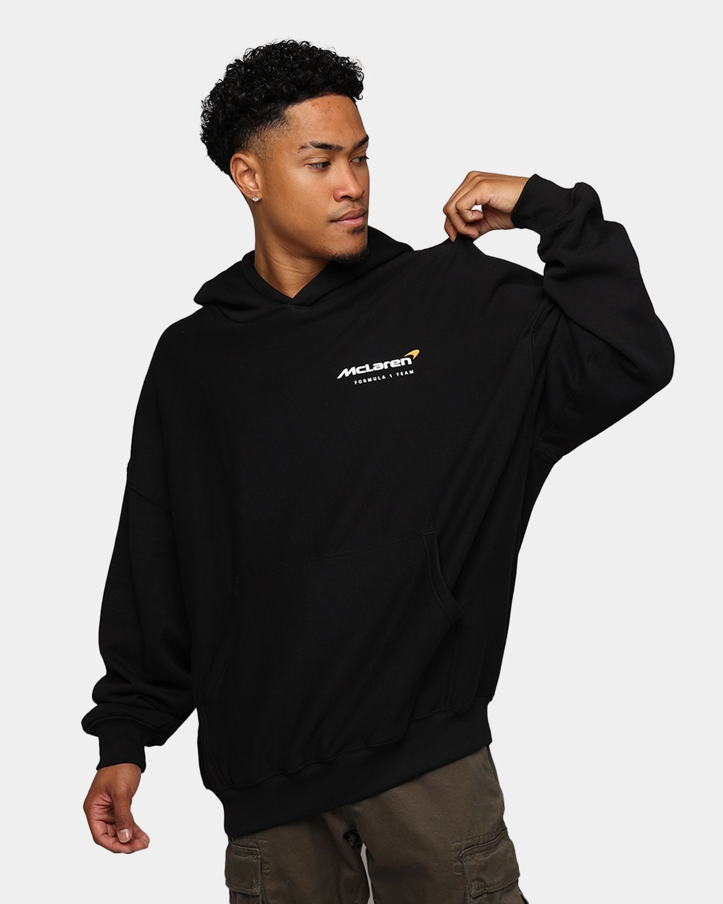 Excellence Mitchell & Ness X McLaren X Culture Kings Las Vegas Collection Lando Norris Vintage Hoodie Black