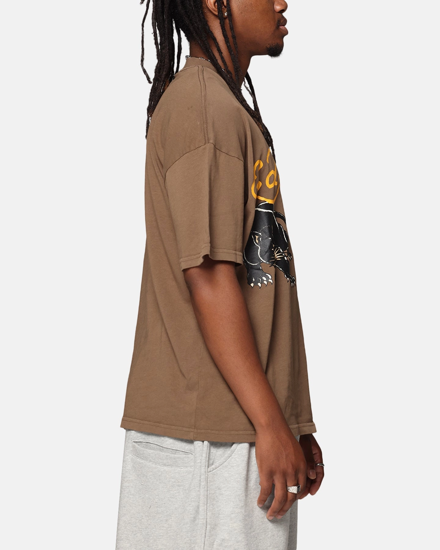 mix and match Timeless Comfort Wear Ed Hardy Pypu Panther T-Shirt Brown