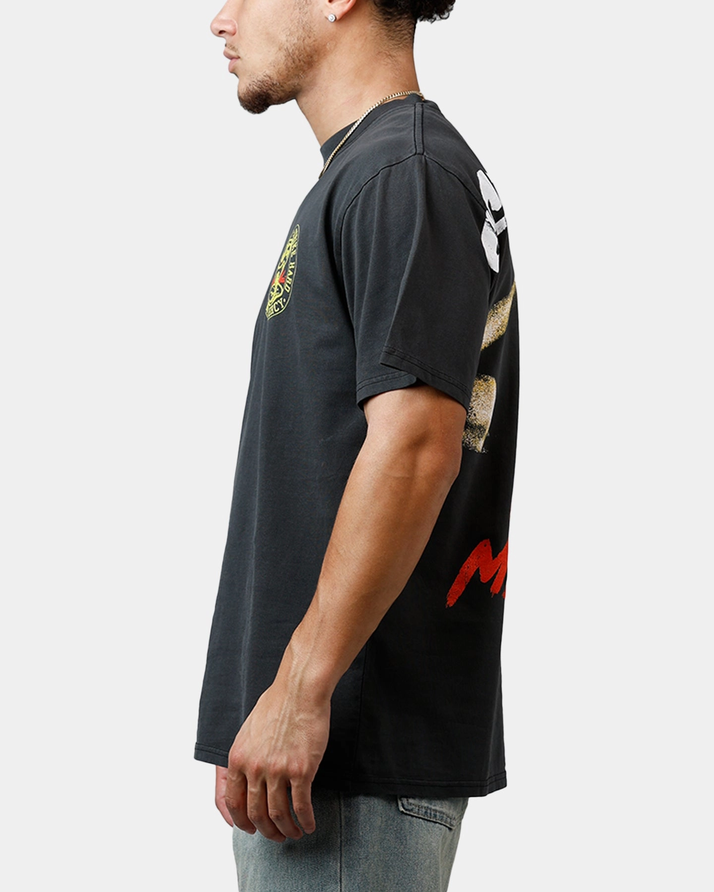 Flattering Design Lightweight Layer Philcos X Cobra Kai Johnny T-Shirt Black