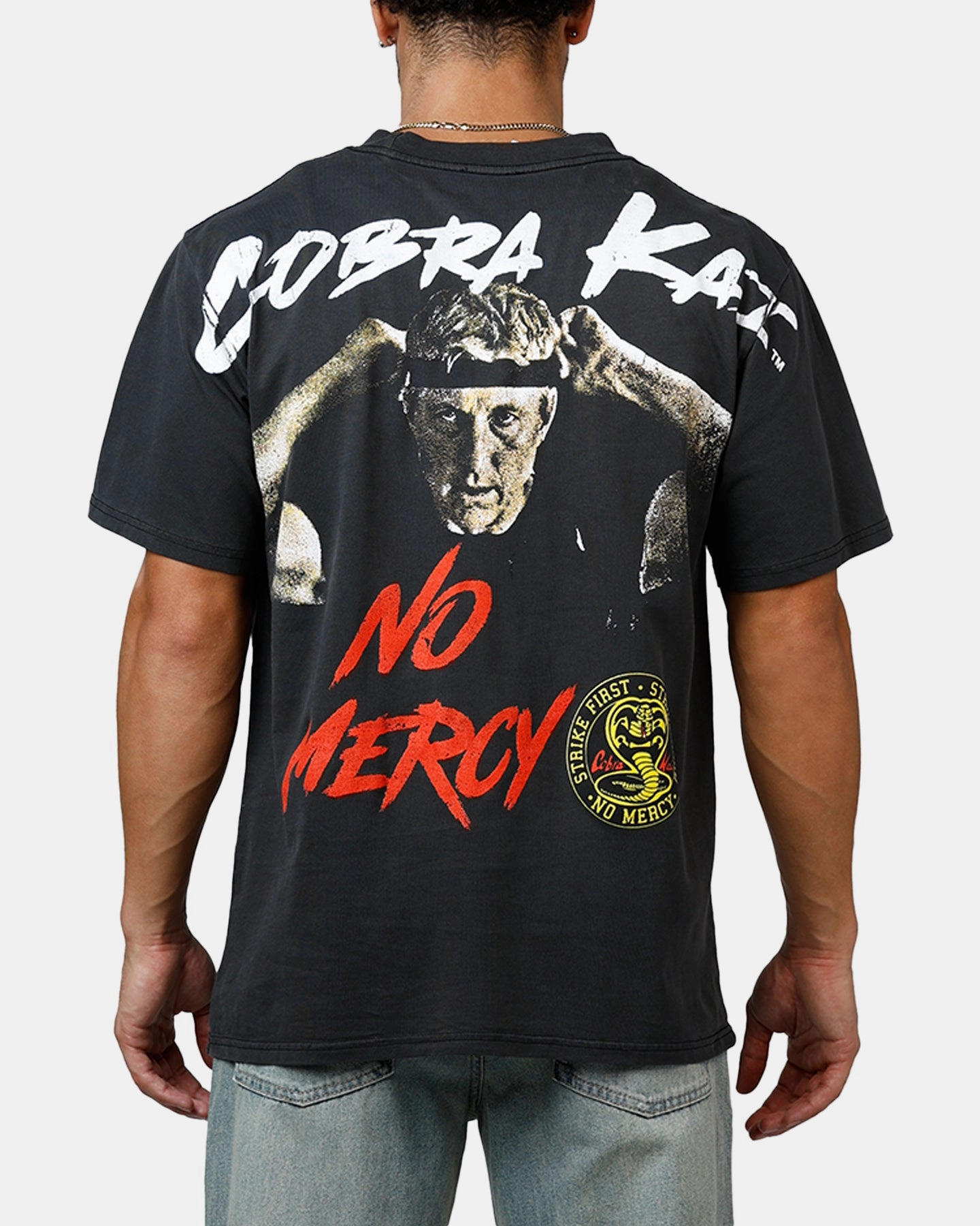 Philcos X Cobra Kai Johnny T-Shirt Black Pilling Resistant Finish