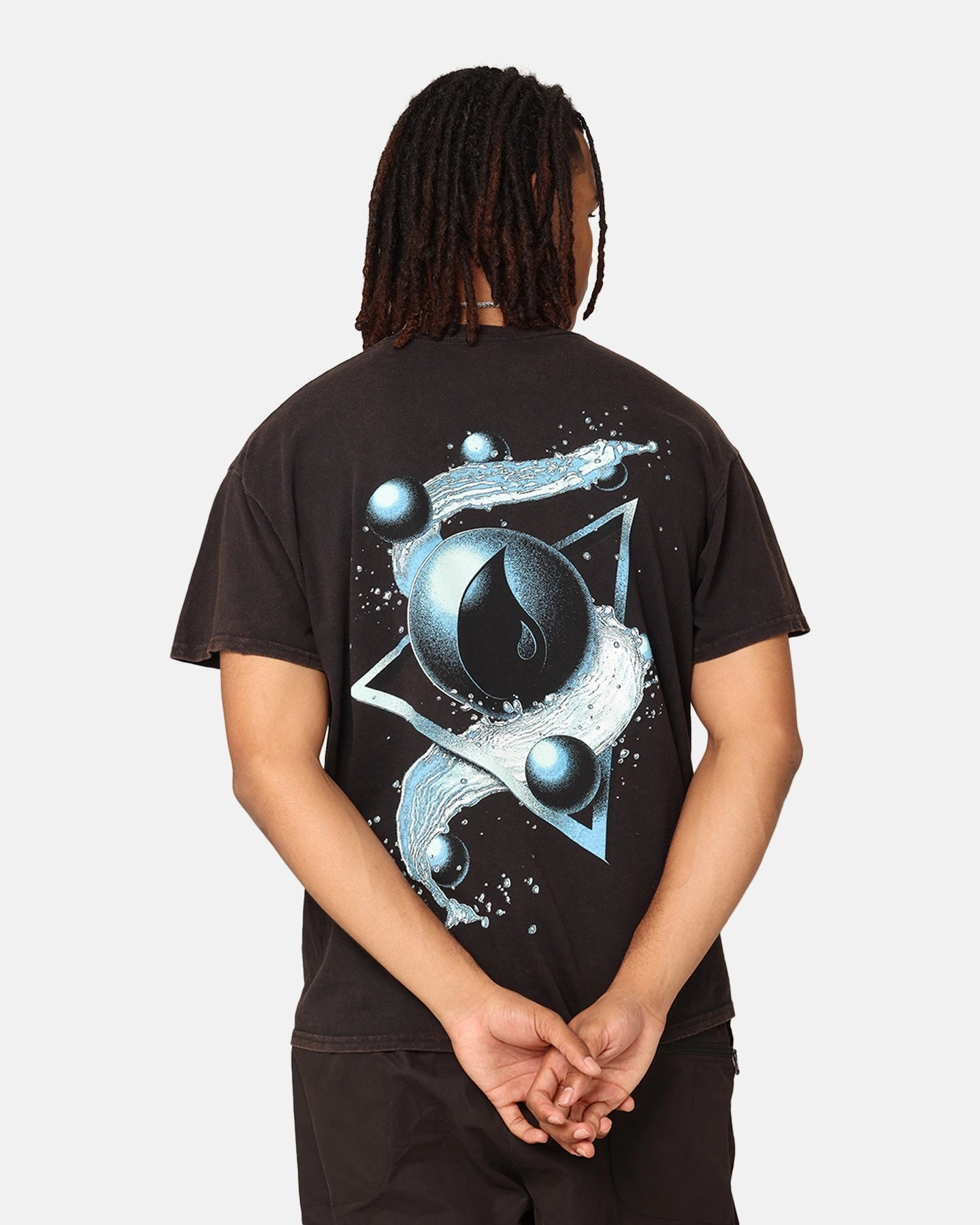 Goat Crew X Magic: The Gathering Jace Vintage T-Shirt Black Tubular Knit Structure