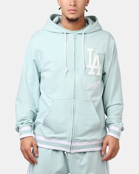 New Era Los Angeles Dodgers 'Logo Select Mint' Full Zip Hoodie Mint/White Daily Wear