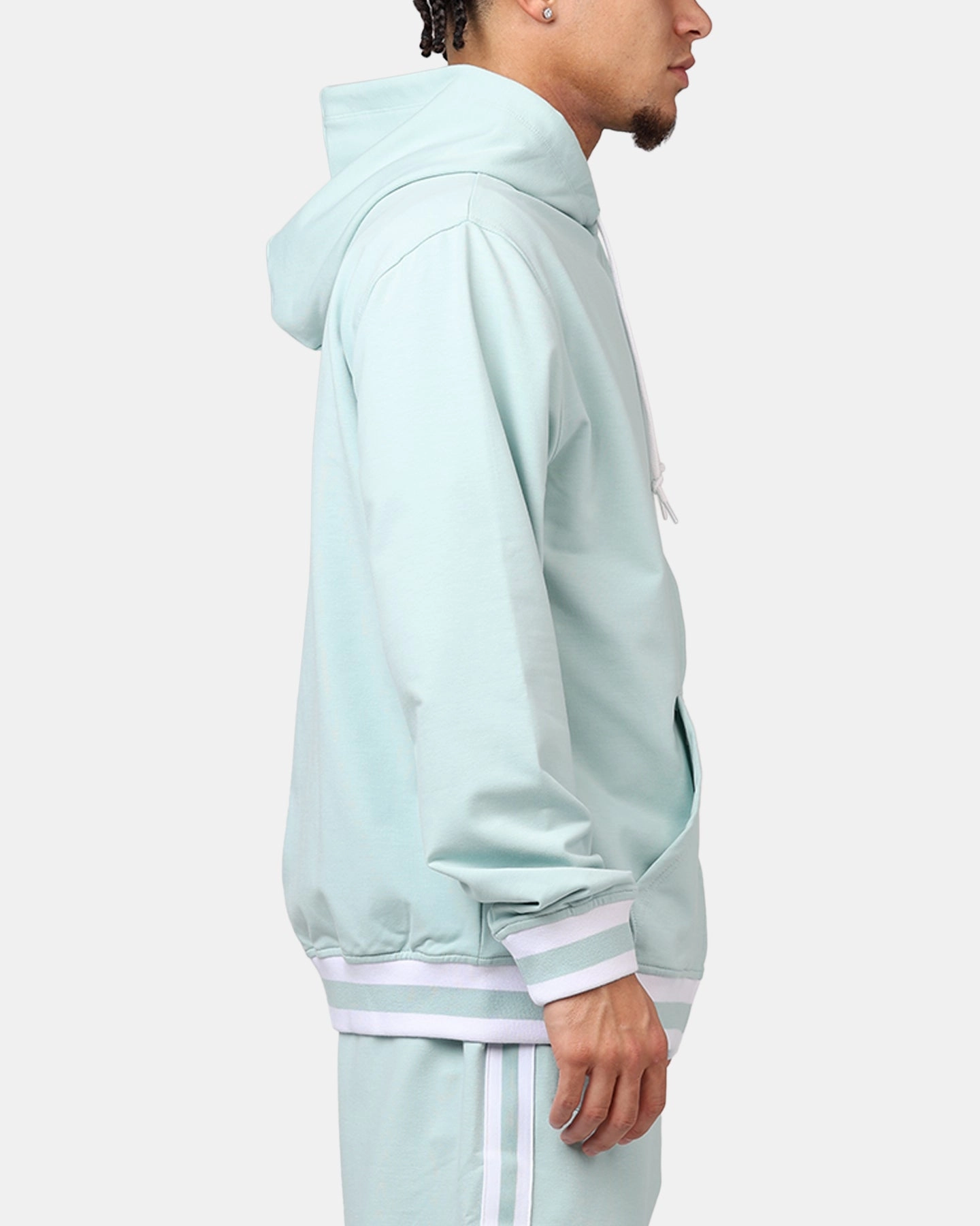 New Era Los Angeles Dodgers 'Logo Select Mint' Full Zip Hoodie Mint/White Organizer Secure Storage Compartments