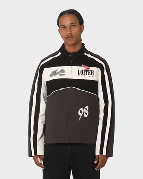 Statement Rugged Layering Loiter Motor Jacket Black
