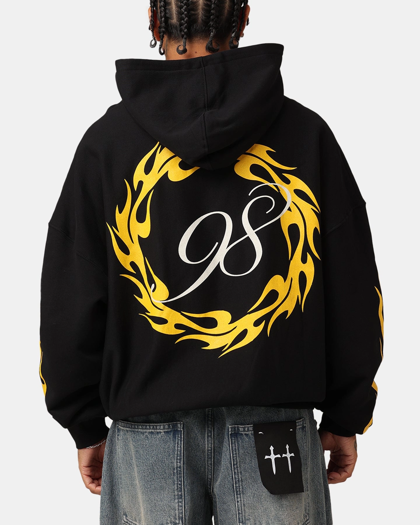 Loiter Star Child Hoodie Black Mark Abrasion Resistant Edges