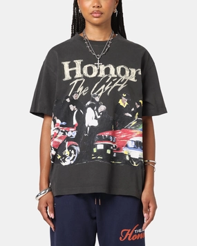 Honor The Gift Shift T-Shirt Black Tear Resistant