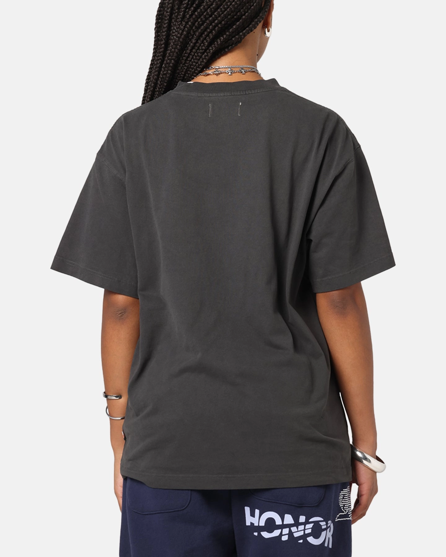 Honor The Gift Shift T-Shirt Black Brushed Interior Lining Relaxed Everyday Wear