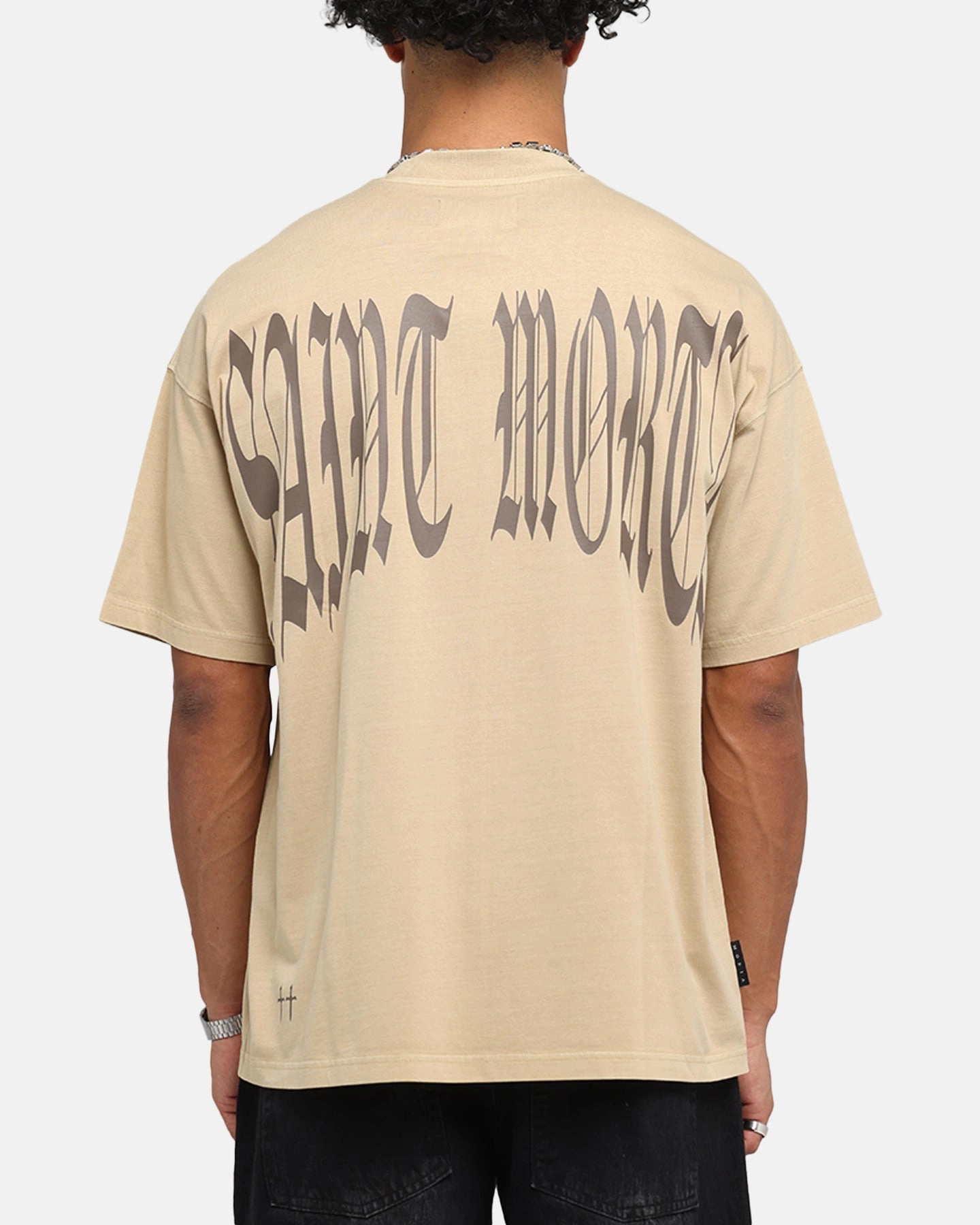 Sleek Fit Gym workout Saint Morta Vill Park Boxy T-Shirt Pigment Stone