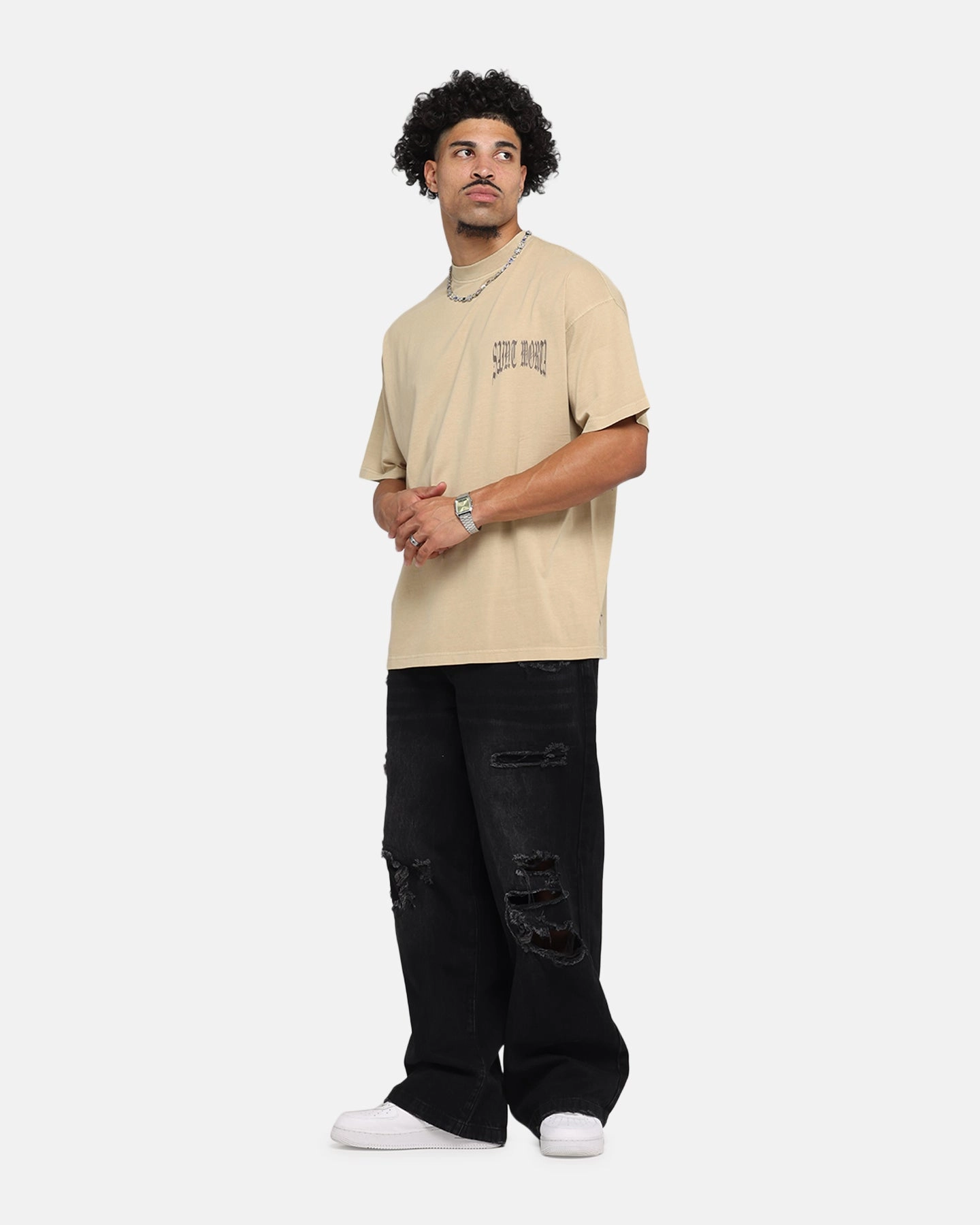 Saint Morta Vill Park Boxy T-Shirt Pigment Stone coordinate with other items