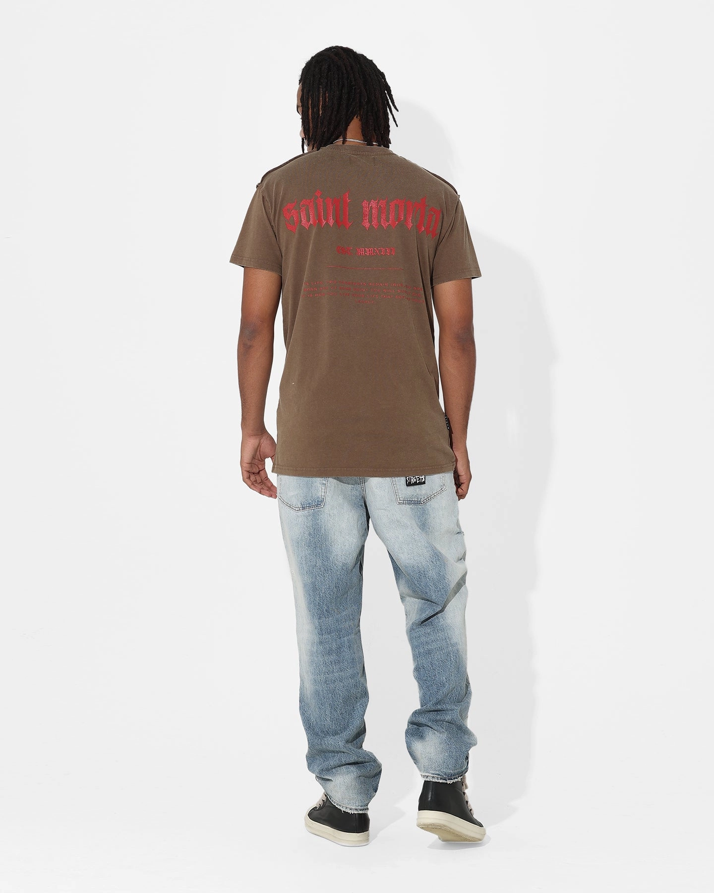 Comfortable Fit Wear UV protection layer Saint Morta Legacy Lafayette T-Shirt Vintage Brown