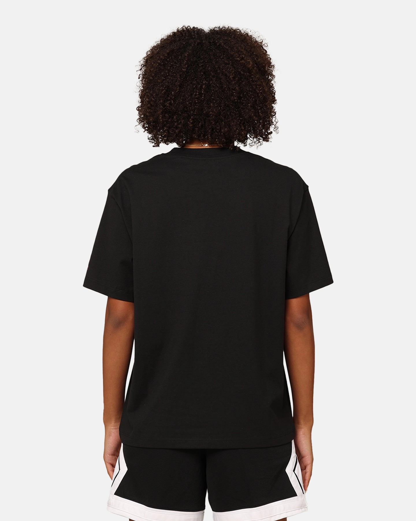 Jordan Women's Flight Heritage Graphic T-Shirt Black/Gym Red Lightweight Construction