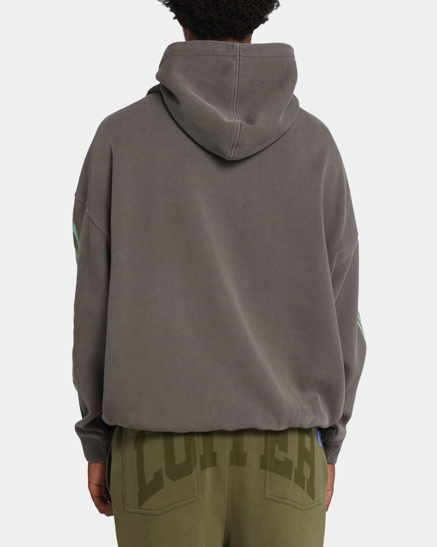 Goat Crew X Naruto Sage Mode Premium Hoodie Washed Charcoal Low Profile Collar