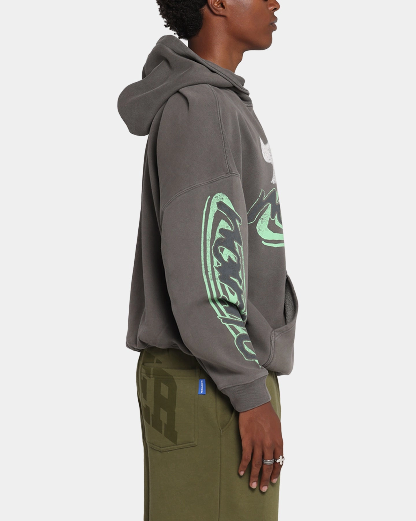 medium quality low maintenance cost Goat Crew X Naruto Sage Mode Premium Hoodie Washed Charcoal