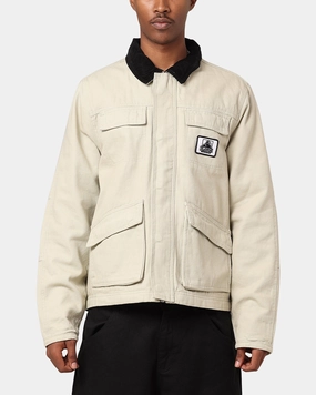 Stain Resistant X-Large Washed Shop Jacket Bone