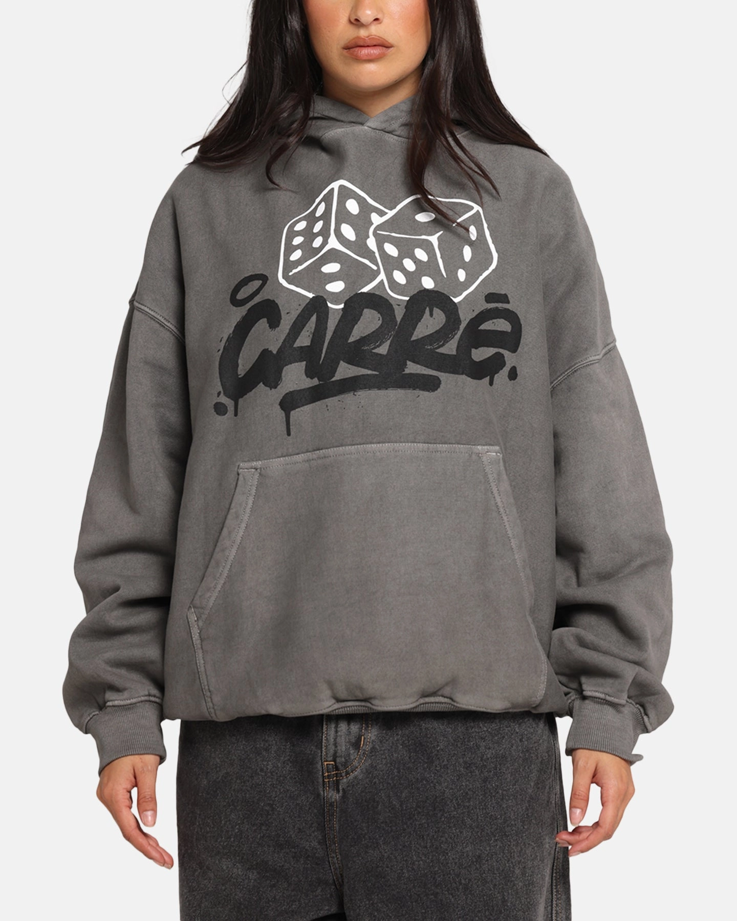Carre Players Choice Hoodie Washed Charcoal Decal Container