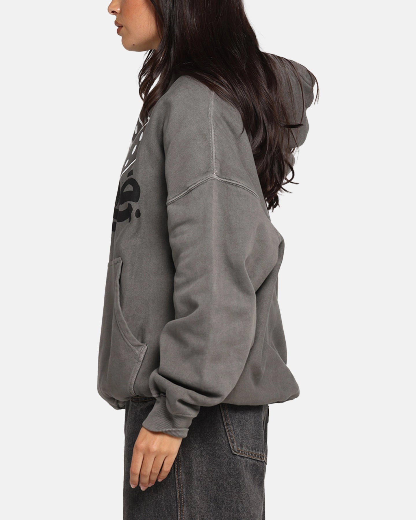 Carre Players Choice Hoodie Washed Charcoal Articulated Seams Breathable mesh lining