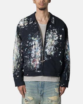 Layer Look NonBulkyFit MNML Painters Work Jacket Black