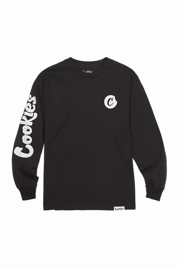 Fit For All Moisture Management Fabric Cookies C Bite Logo Long Sleeve Tee