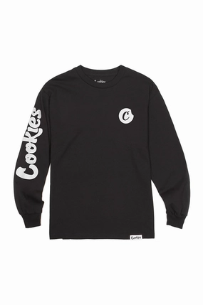 Cookies C Bite Logo Long Sleeve Tee Light Breeze Job Interview