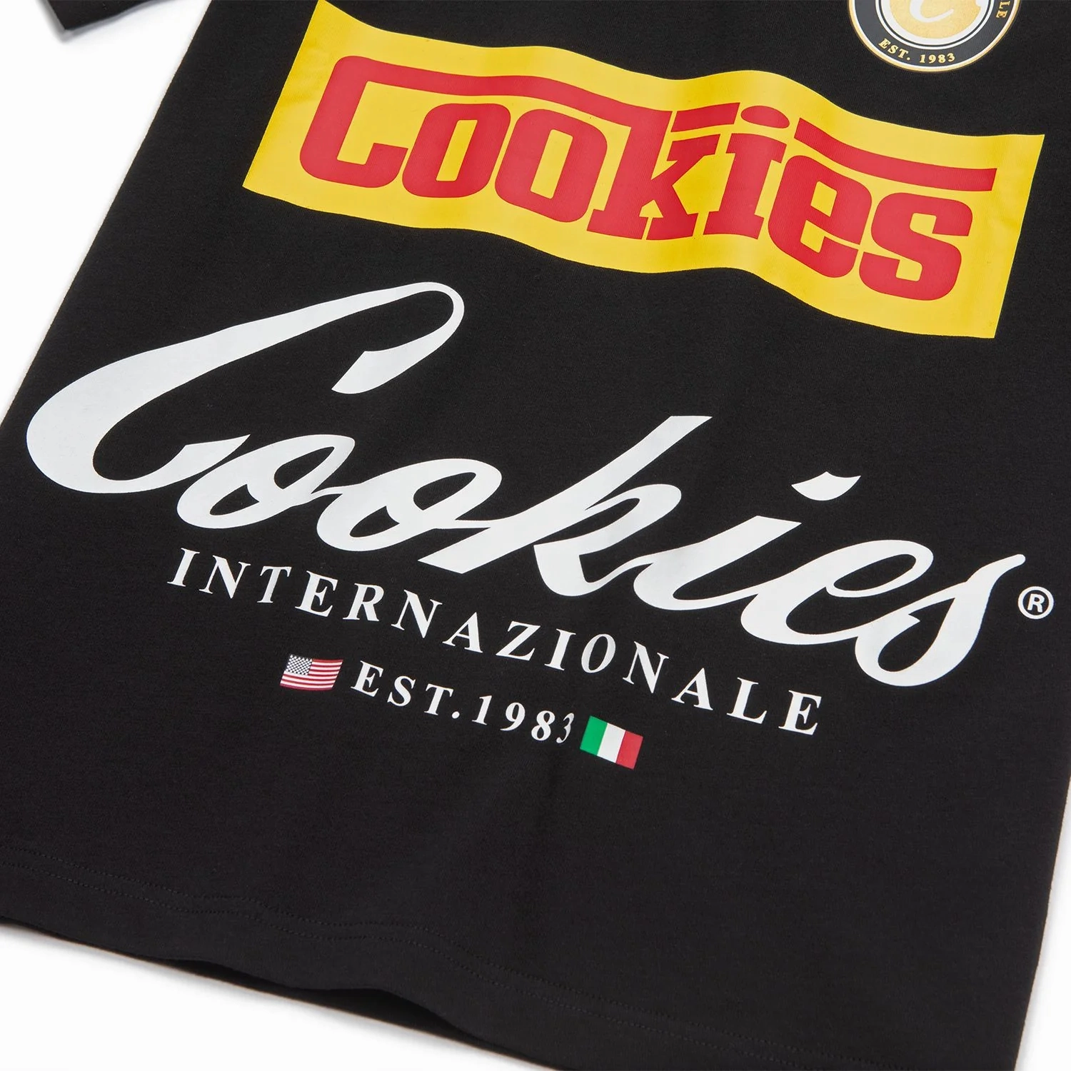Geometric precision Cookies Lake Como '83 SS Knit Tee