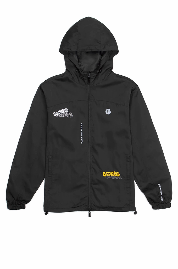 Non Irritating Collar Sporty Cookies Livewire Arch Windbreaker Jacket