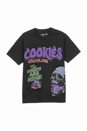 Timeless Design Classic Style Trend Cookies Outlaws Streets SS Knit Tee