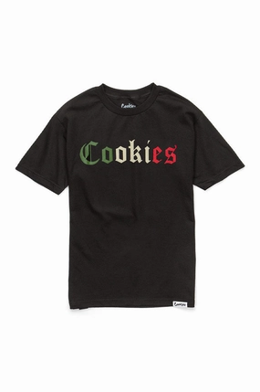 Sustainable Production Process Minimal Comfort Cookies Represent Flocked Tee