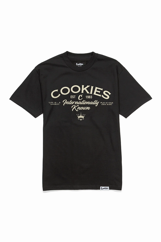 Smooth Look Comfy Wardrobe Cookies Sin City Short Sleeve Tee