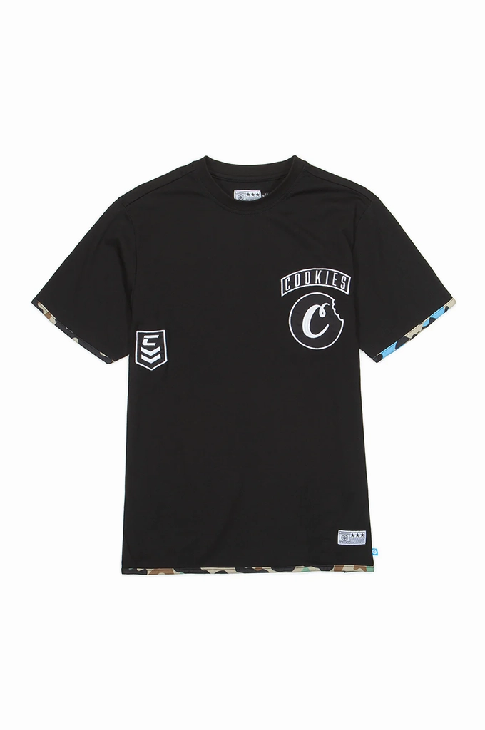 Cookies Smoke Ops Short Sleeve Knit Tee Universal Silhouette
