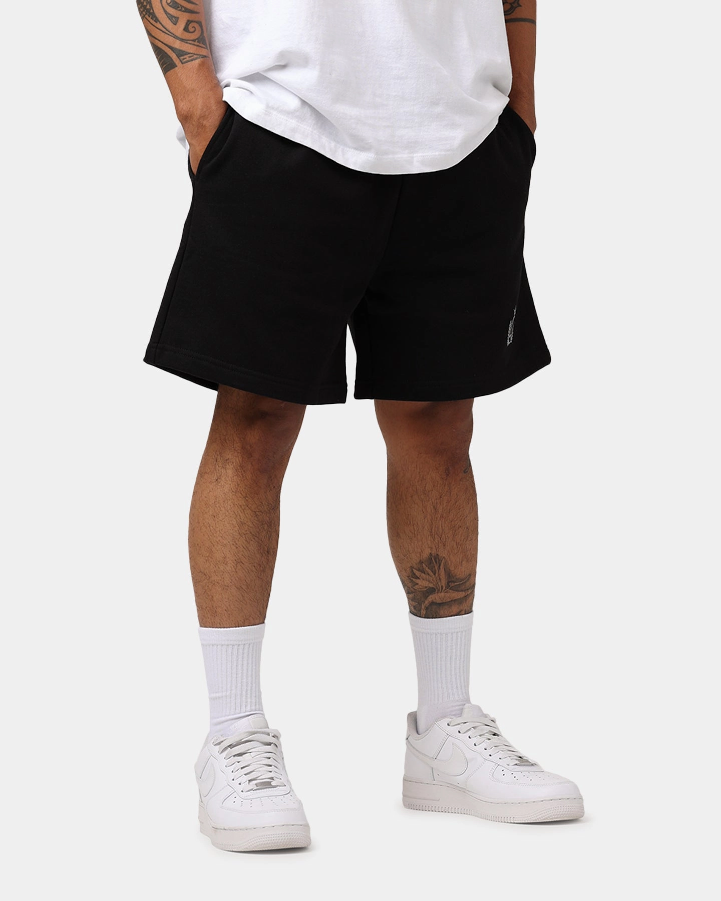 Durable Hemming Culture Kings CK Sweat Shorts Black
