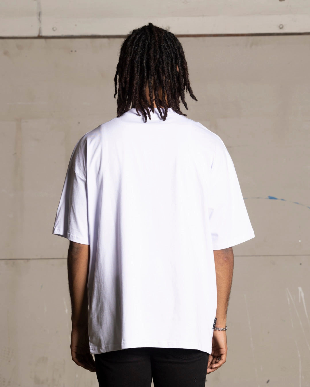 Saint Morta Zeus Boxy T-Shirt White MinimalistDesign