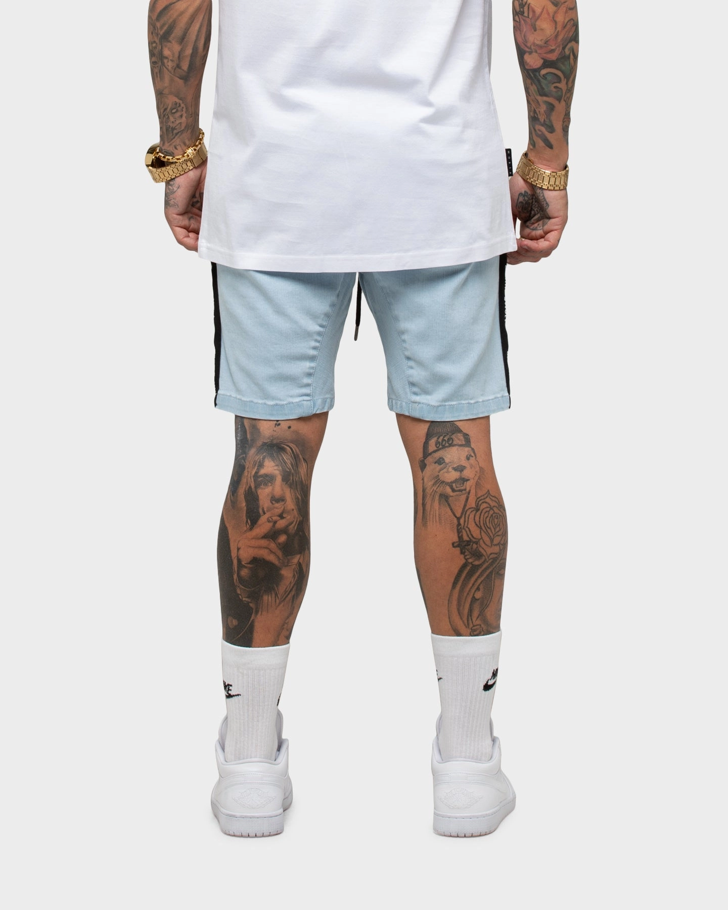Saint Morta Sport X Walk Short Light Blue slim fit anti slip grip