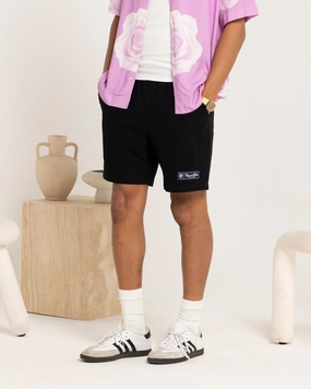 Durable Stitching Carre Wave Shorts Black