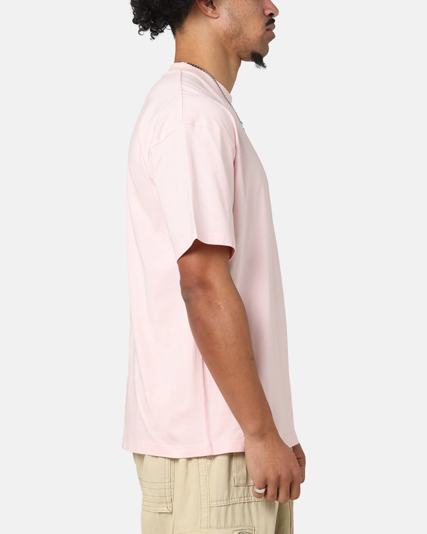 Culture Kings Standard Drop Shoulder T-Shirt Pink Effortless Look