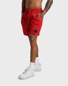 EN ES Neptune Beach Shorts Red sustainable product Versatile Layering Capability