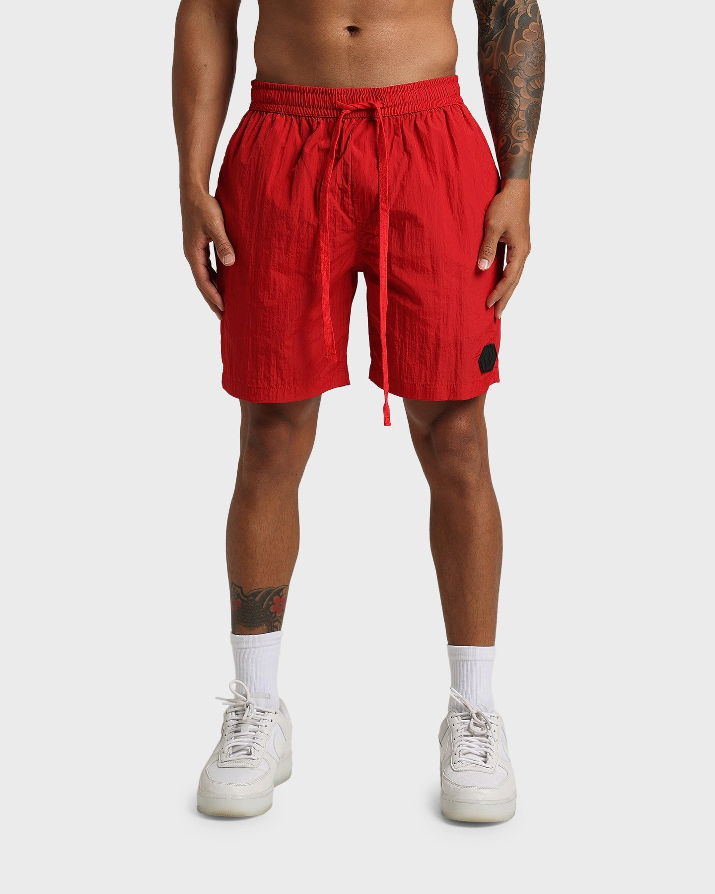 EN ES Neptune Beach Shorts Red Neat Look