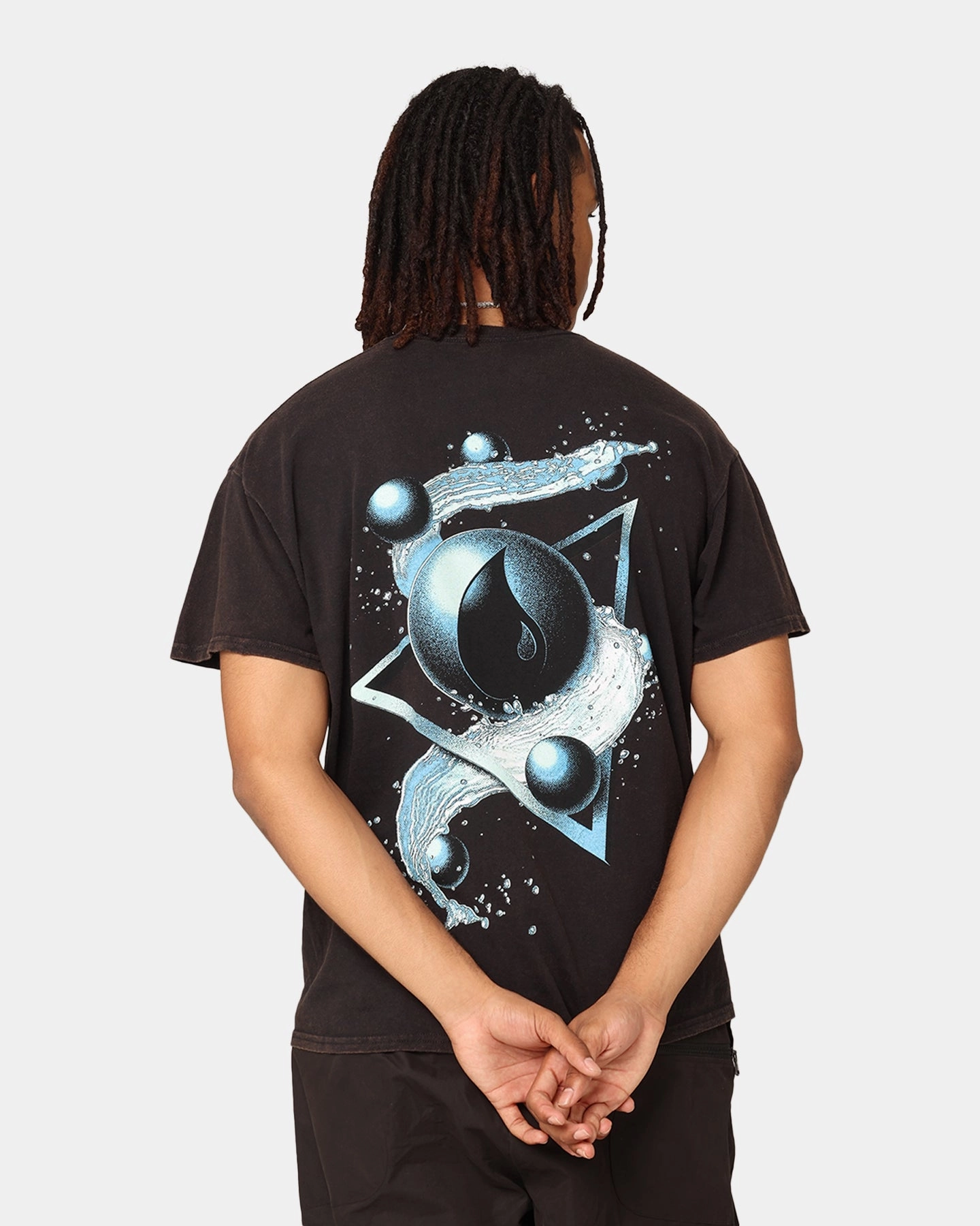 Trendy Basics Goat Crew X Magic: The Gathering Jace Vintage T-Shirt Black Wash