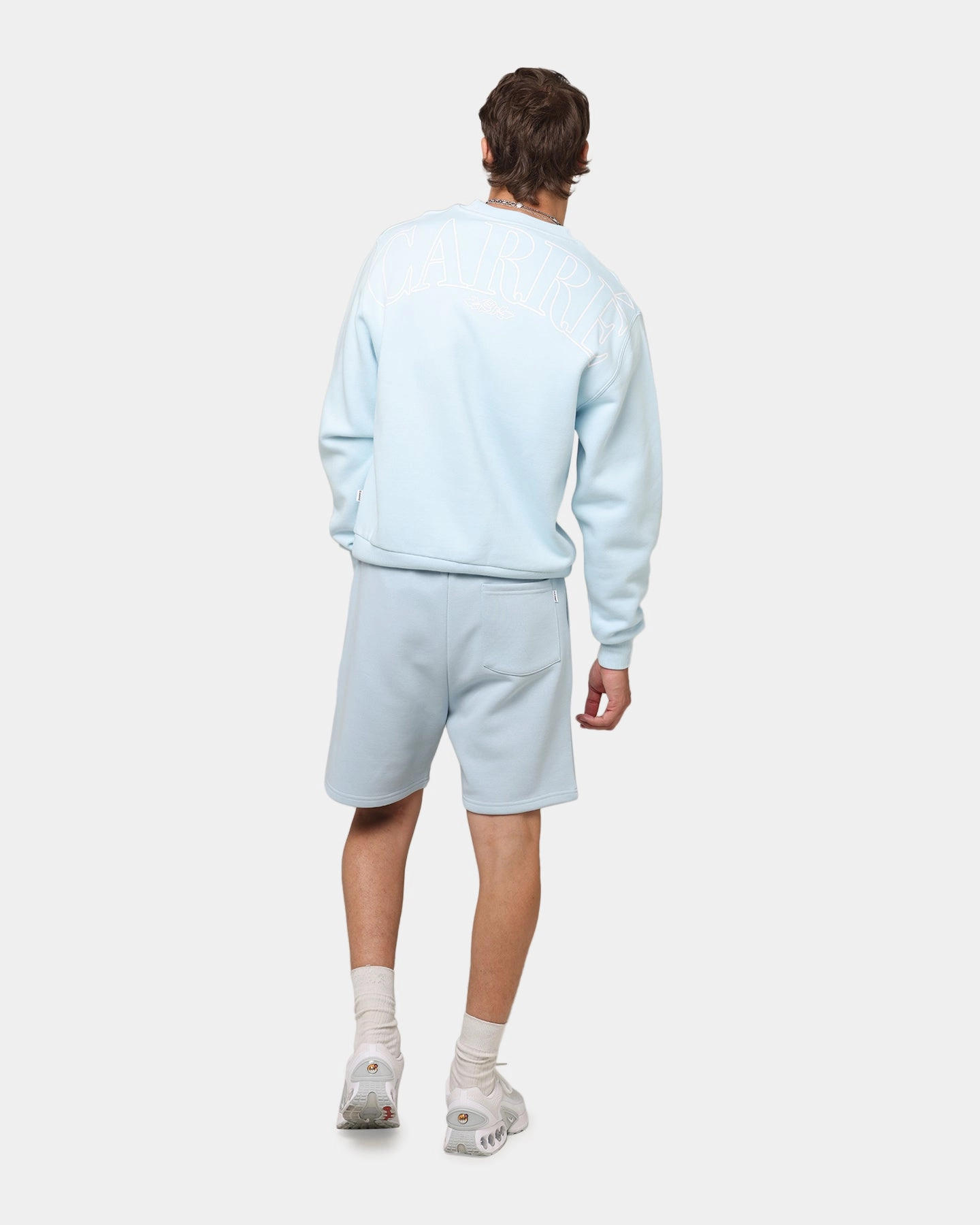 Carre Bloom Crewneck Light Blue Seam Sealed Construction Thermal Regulation System